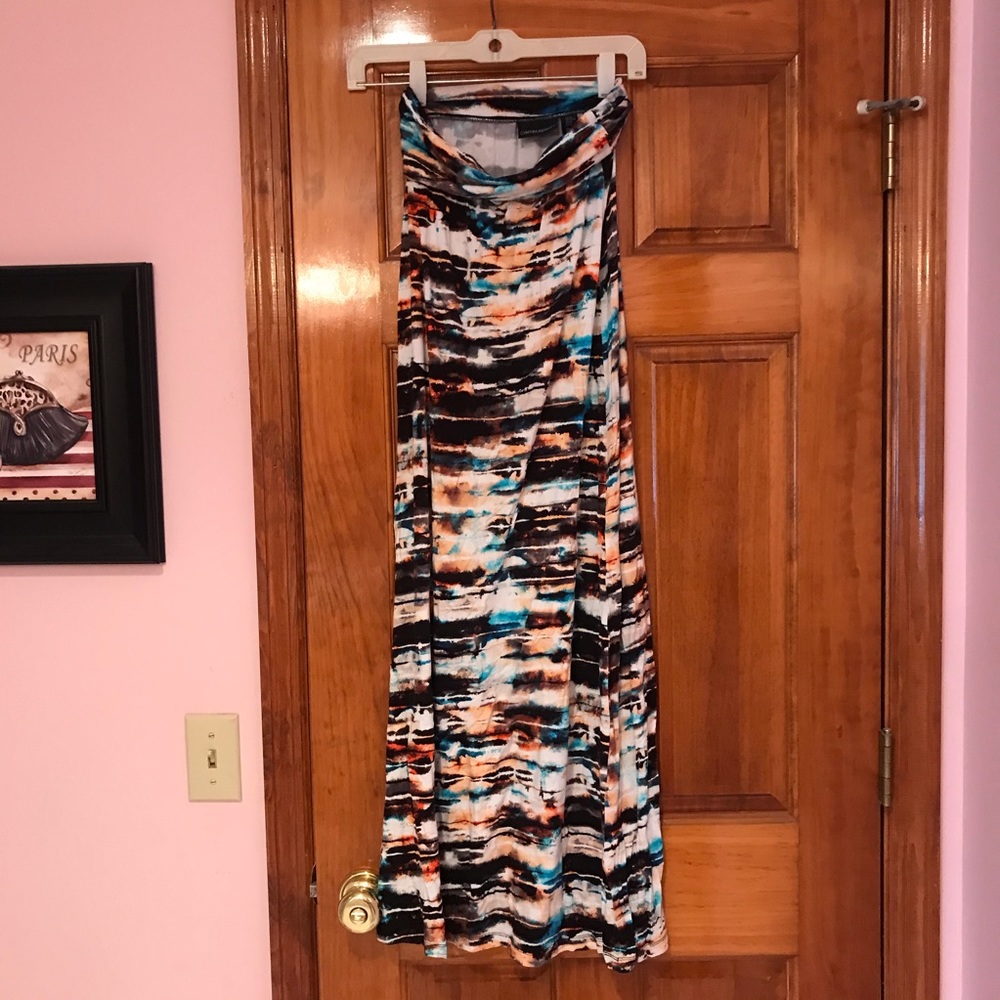 Multi colored maxi skirt Cynthia Rowley XS